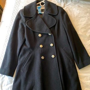 Jessica Simpson Black Peacoat w/ silver buttons XL